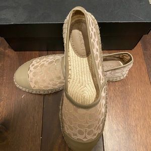 Coach espadrille shoes